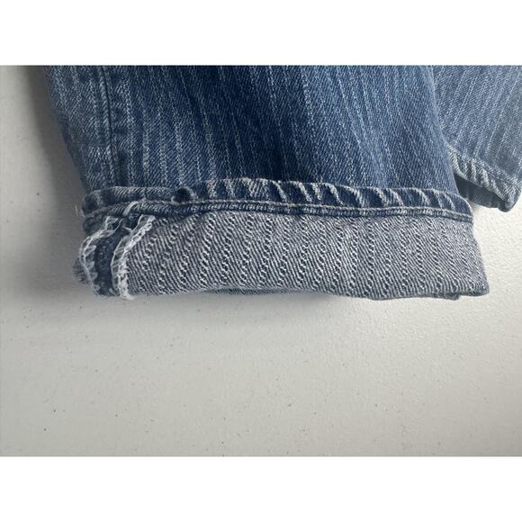 Vintage Levis 501 Jeans Mens 31x32 USA Button Stonewash Denim Stiped 1980s RARE! - Picture 9 of 16